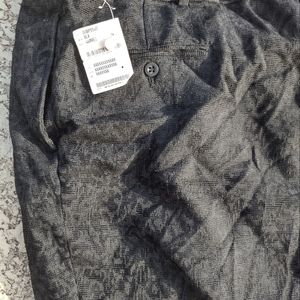 Men's black textured dress pants vtg NWT size 2XL 42X32